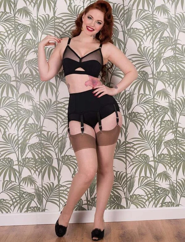 What Katie Did Nahtnylons Braun Mit Brauner Naht – Bild 2