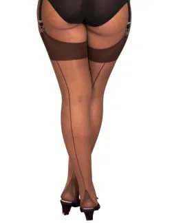 What Katie Did Nahtnylons Braun Mit Muskatnuss Naht