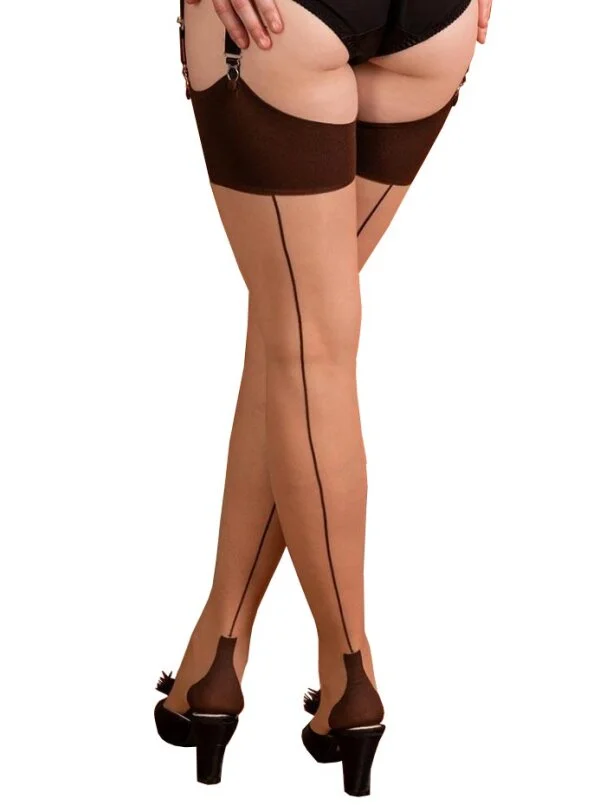 What Katie Did Nahtnylons Cuban-Heel Coffee