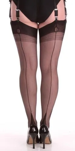 Ars Vivendi Nahtnylons Pointed Heel Black