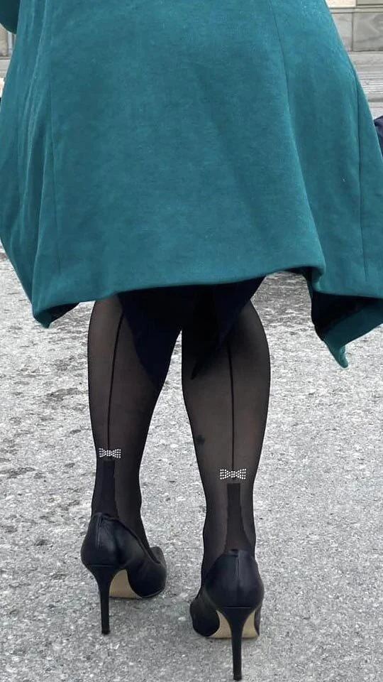 Kunert Nahtstrumpfhose Mit Swarowski Steinen – Bild 4