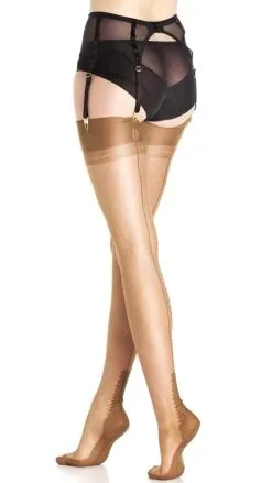 Gio Stockings Nashville Heel Bronze