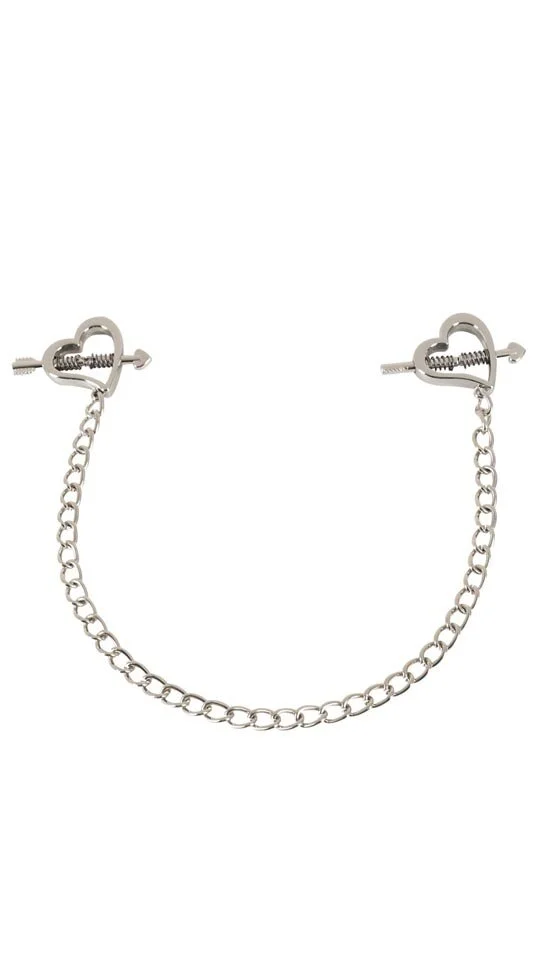 Nippelklemmen In Herz-mit-Pfeil-Optik