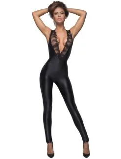 Noir Handmade Overall Mit Spitze