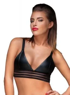 Noir Handmade Wetlook Bralette