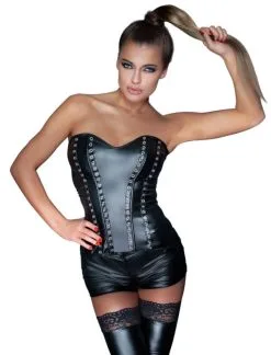 Noir Handmade Wetlook Corsage