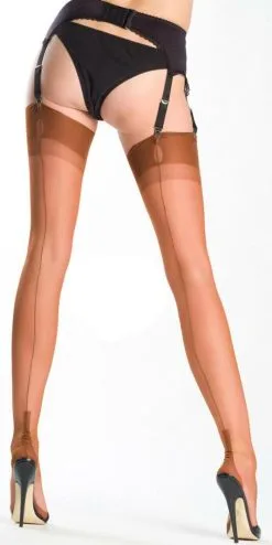 Gio Stockings Nylons Cuban Heel Spice