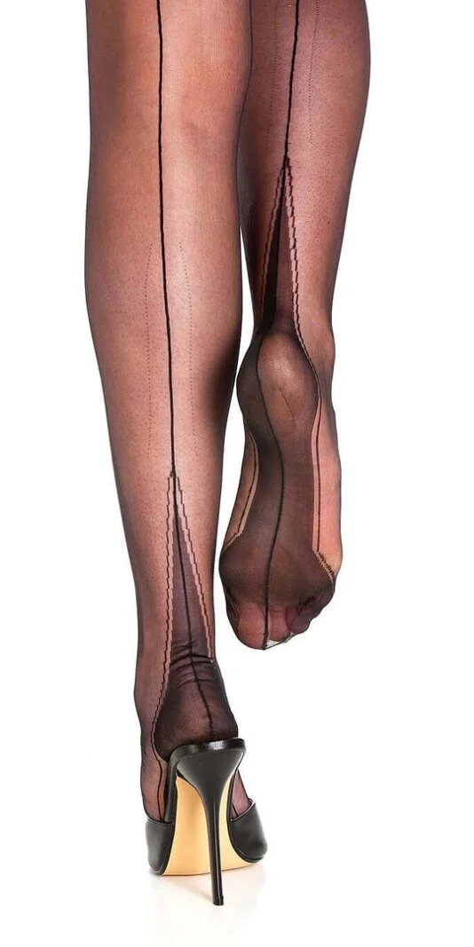 Gio Stockings Nylons Harmony Outline Schwarz – Bild 2