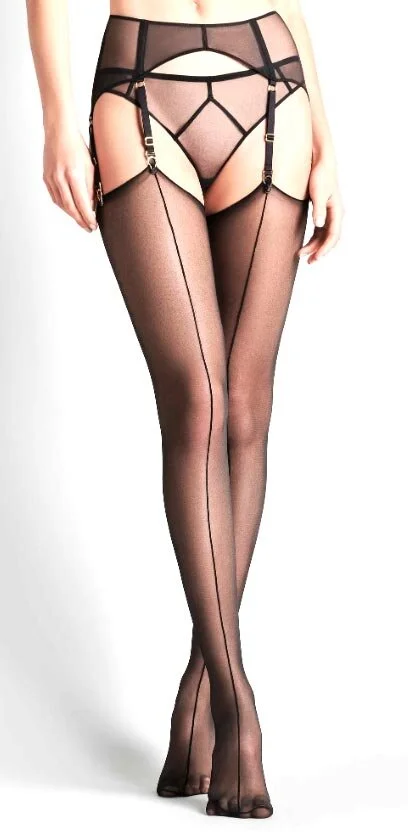 Maison Close Nylons Mit Vorderer Und Hinterer Naht
