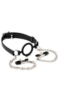 O-Ring-Knebel Mit Brustklemmen