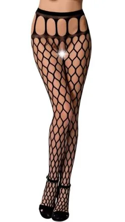 Passion Ouvert-Strumpfhose Aus Grobmaschigen Netz