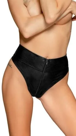 Noir Handmade Panty In Schlangenoptik