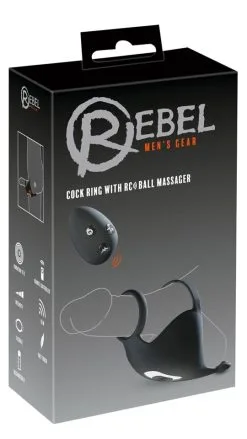 Rebel Men's Gear Penis-/Hodenring Mit Vibro-Analplug