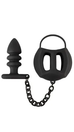 Penisring Mit Hodenkäfig Und Analplug