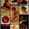 Pin Up Beach Magnet Set