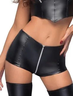 Noir Handmade Powerwetlook-Shorts