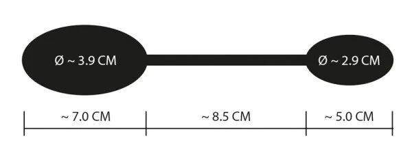 GoGasm Pussy & Ass Balls Schwarz – Bild 5