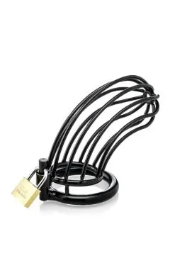 Schwarzer Keuschheitskäfig