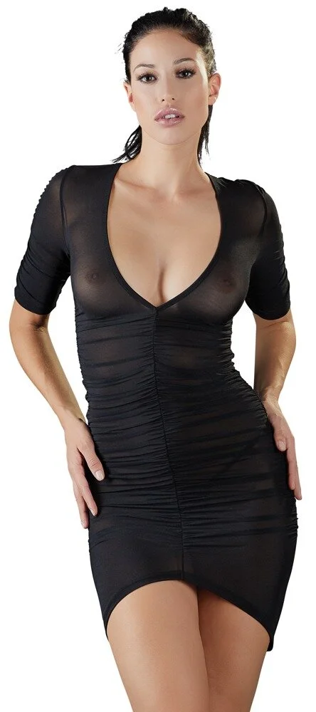 Semi-transparentes Minikleid