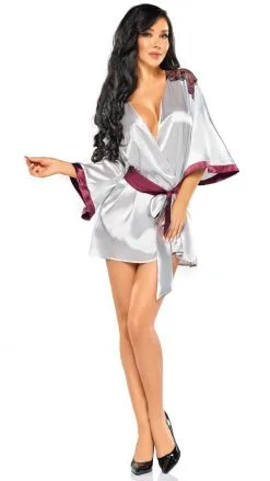 Sommer-Kimono Silber