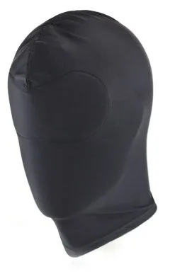 Spandex-Maske Ohne Öffnungen Schwarz