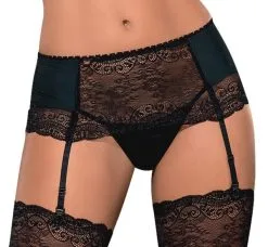 Spitzen-Strapsgurt Und String