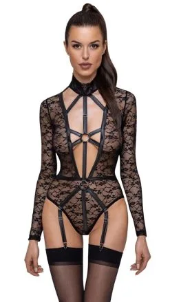 Spitzenbody Mit Wetlook