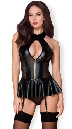 Straps-Corsett Wetlook