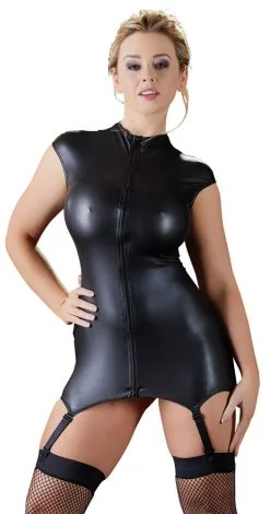 Straps-Minikleidmit 2-Wege-Zip