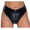 Noir Handmade Taillenhoher Wetlook-Slip