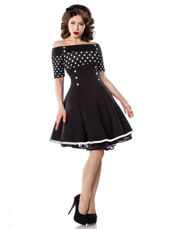 BELSIRA Vintage Kleid Polka-Dots