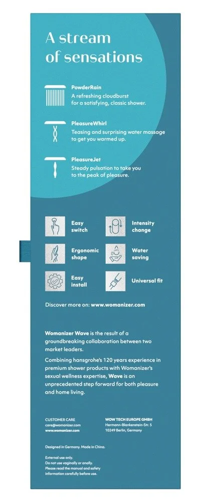 Womanizer THE ORIGINAL Womanizer Duschaufsatz Schwarz – Bild 15