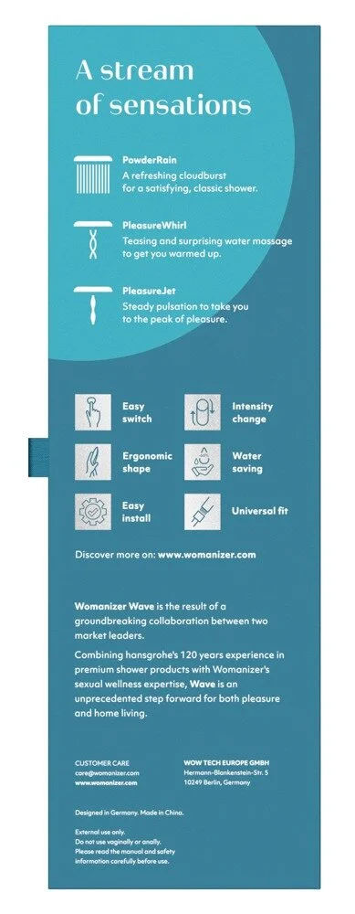 Womanizer THE ORIGINAL Womanizer Duschaufsatz Weiß – Bild 15