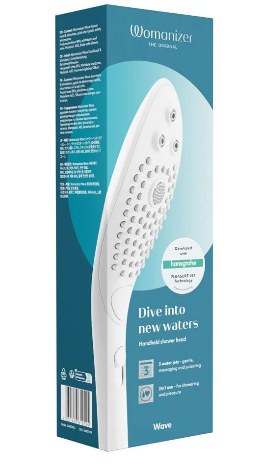 Womanizer THE ORIGINAL Womanizer Duschaufsatz Weiß – Bild 2