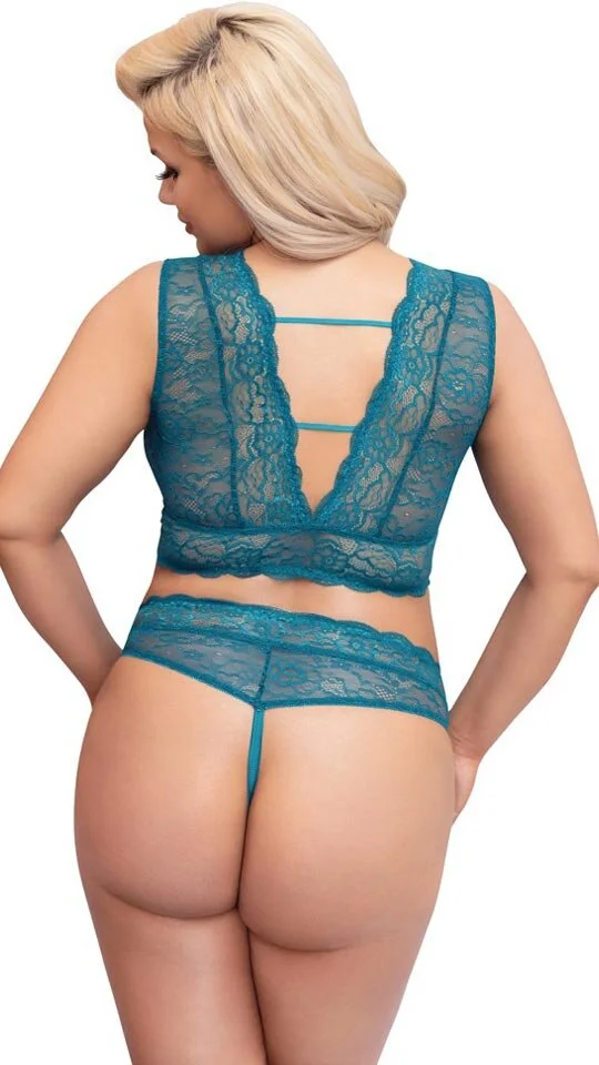 XXL-Bralette Mit String – Bild 2