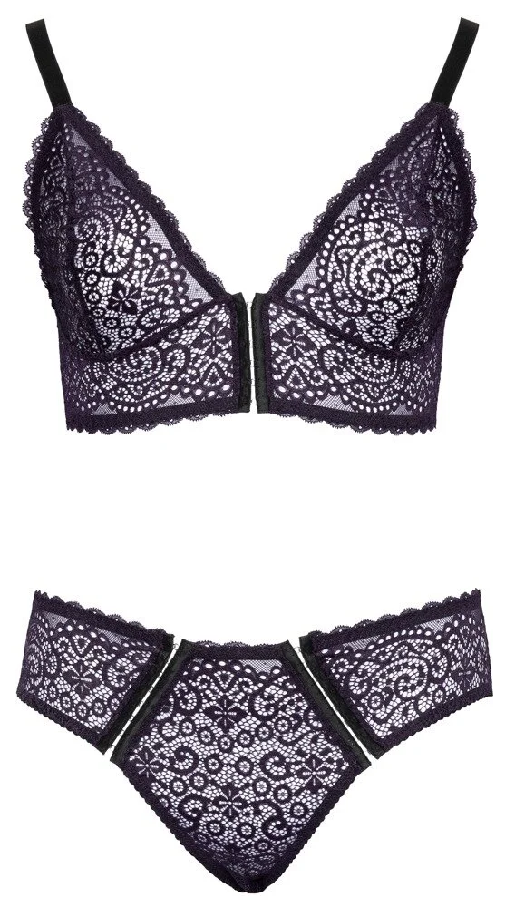 XXL-Bralette & Slip Aus Feiner Spitze – Bild 8