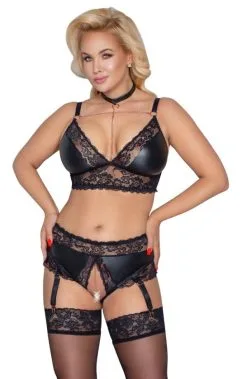 XXL Soft-BH Und Straps-Slip Ouvert