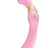 Shunga Zoa Massager & Dildo Rosa
