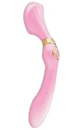 Shunga Zoa Massager & Dildo Rosa