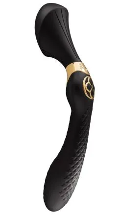 Shunga Zoa Massager & Dildo Schwarz